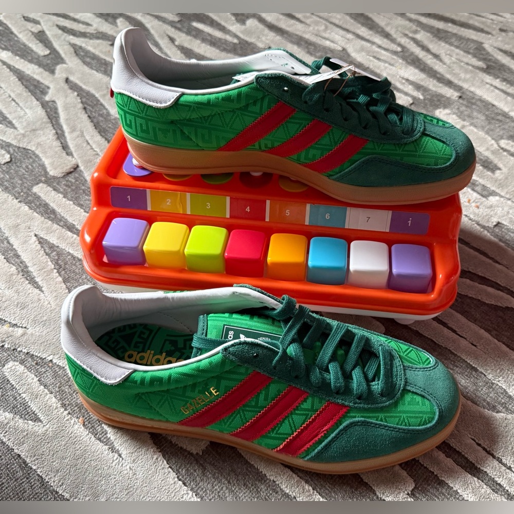 🇲🇽 Adidas Originals [8.5] Mexico World Cup Nations Gazelle “Green/Red” IH9647 - Picture 9 of 9
